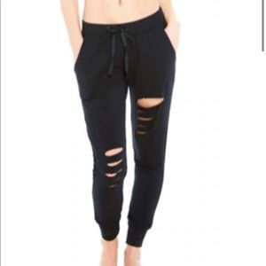 Terez French Terry Super Soft Slash Joggers - size M